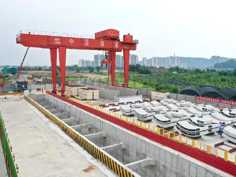 深圳地鐵16號(hào)線盾構(gòu)機(jī)托架及反力架配套工程